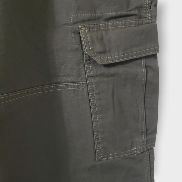 Wrangler Riggs Workwear Ripstop Ranger Cargo Pants Double Knee Green Sz 38x40 - Picture 3 of 14
